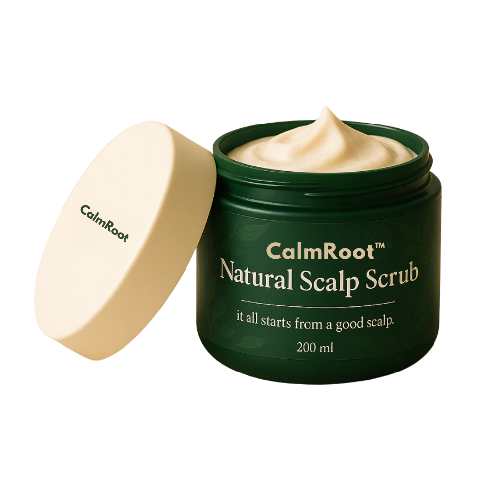 CalmRoot™ Naturlig Huvudbottenskrubb - Återställ din hårbotten på 7 dagar – total lättnad direkt