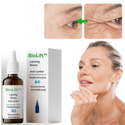 BioLift™ - Stödjer hudens naturliga återhämtning – för färre linjer och mer fasthet, på ett skonsamt sätt.
