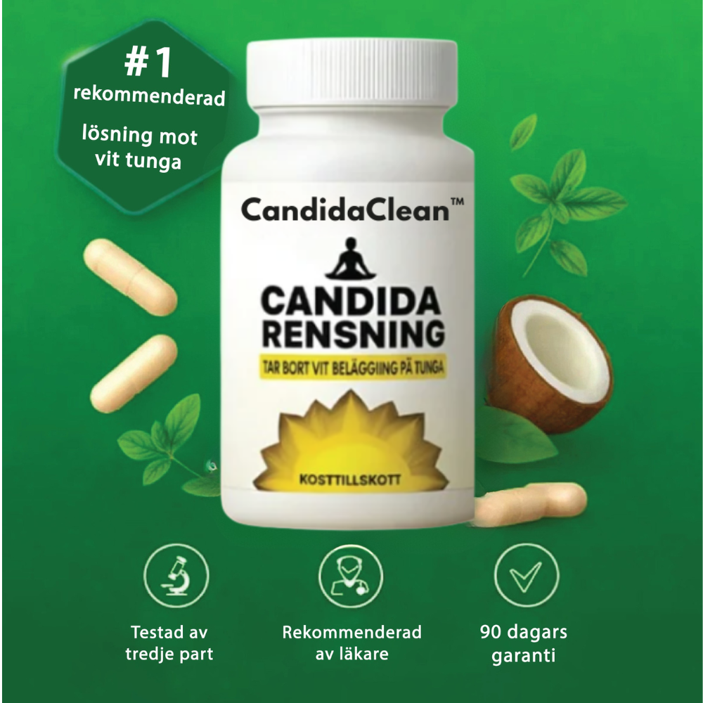 CandidaClean™ - En ren tunga och en lugn mage – inifrån ✨