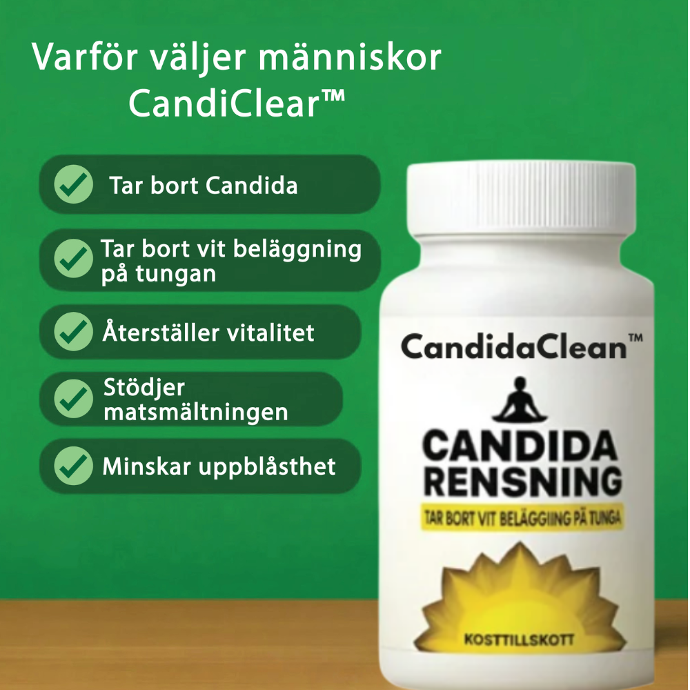 CandidaClean™ - En ren tunga och en lugn mage – inifrån ✨