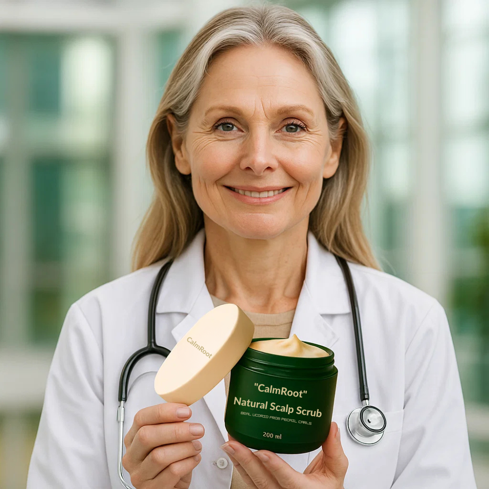 CalmRoot™ Naturlig Huvudbottenskrubb - Återställ din hårbotten på 7 dagar – total lättnad direkt