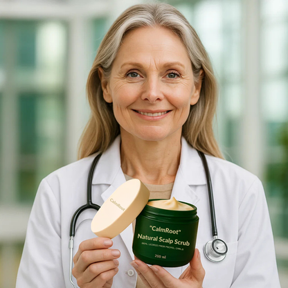 CalmRoot™ Naturlig Huvudbottenskrubb - Återställ din hårbotten på 7 dagar – total lättnad direkt
